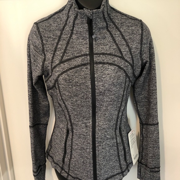 LULULEMON DEFINE JACKET HEATHERED BLACK SIZE 6 (AU 10) - Picture 12 of 12